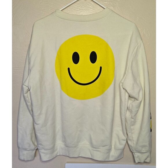 Freeze Stay Smiling Sweatshirt Size XL Novelty Positivity Happy Emoji - Picture 3 of 5